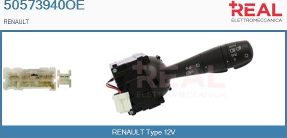 REAL 50573940OE - Commutateur de colonne de direction droxauto.com