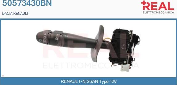 REAL 50573430BN - Commutateur de colonne de direction droxauto.com