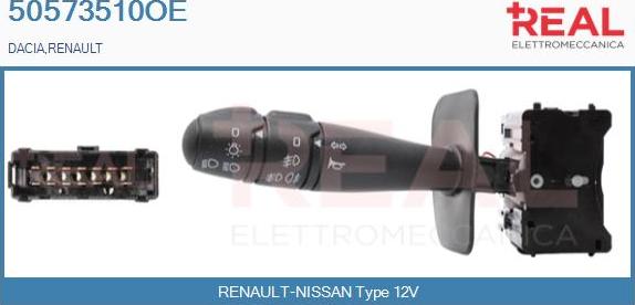 REAL 50573510OE - Commutateur de colonne de direction droxauto.com