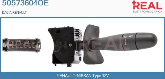 REAL 50573604OE - Commutateur de colonne de direction droxauto.com