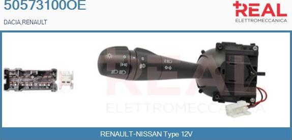 REAL 50573100OE - Commutateur de colonne de direction droxauto.com