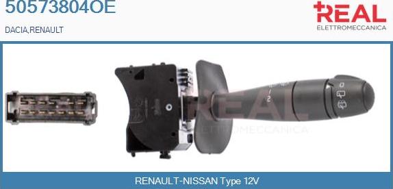 REAL 50573804OE - Commutateur de colonne de direction droxauto.com