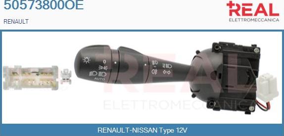 REAL 50573800OE - Commutateur de colonne de direction droxauto.com