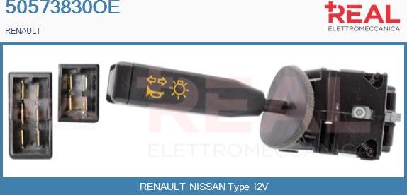 REAL 50573830OE - Commutateur de colonne de direction droxauto.com