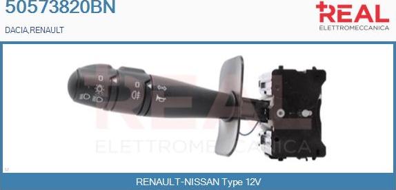 REAL 50573820BN - Commutateur de colonne de direction droxauto.com