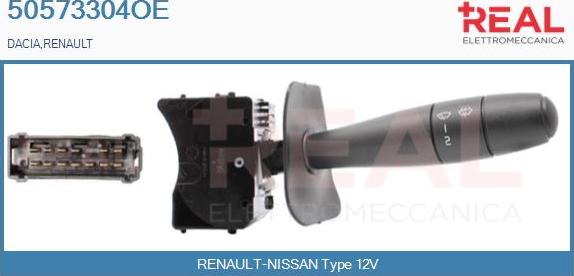 REAL 50573304OE - Commutateur de colonne de direction droxauto.com