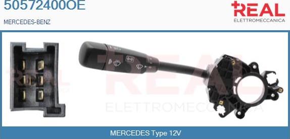 REAL 50572400OE - Commutateur de colonne de direction droxauto.com