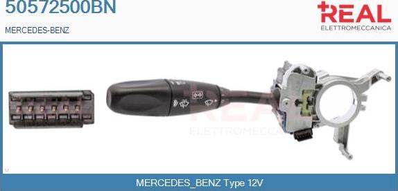 REAL 50572500BN - Commutateur de colonne de direction droxauto.com