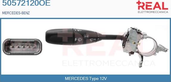 REAL 50572120OE - Commutateur de colonne de direction droxauto.com