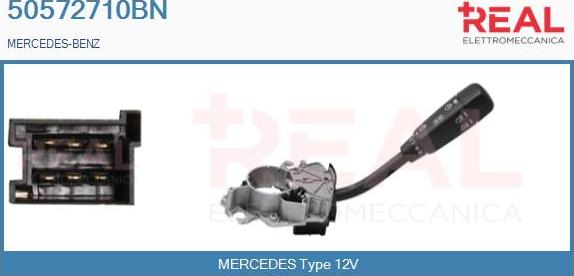 REAL 50572710BN - Commutateur de colonne de direction droxauto.com