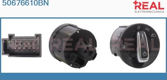 REAL 50676610BN - Interrupteur, lumière principale droxauto.com