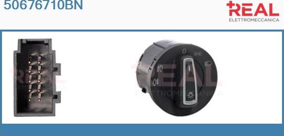 REAL 50676710BN - Interrupteur, lumière principale droxauto.com