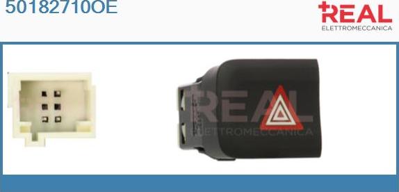 REAL 50182710OE - Interrupteur de signal de détresse droxauto.com