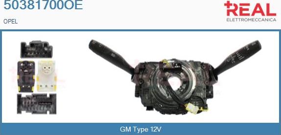 REAL 50381700OE - Commutateur de colonne de direction droxauto.com