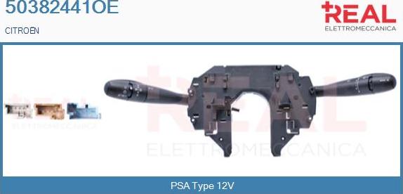 REAL 50382441OE - Commutateur de colonne de direction droxauto.com