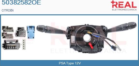 REAL 50382582OE - Commutateur de colonne de direction droxauto.com