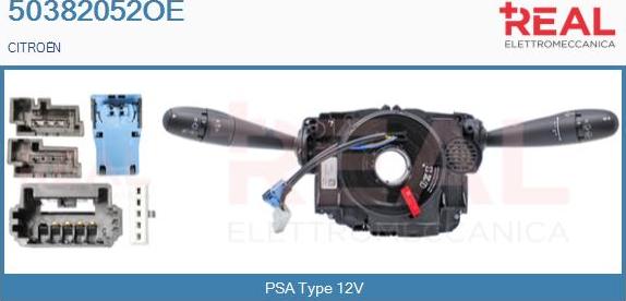 REAL 50382052OE - Commutateur de colonne de direction droxauto.com