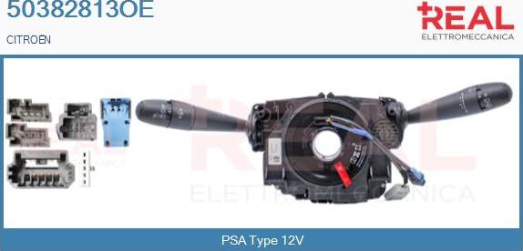 REAL 50382813OE - Commutateur de colonne de direction droxauto.com