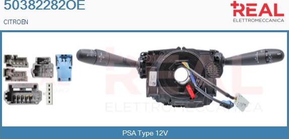 REAL 50382282OE - Commutateur de colonne de direction droxauto.com