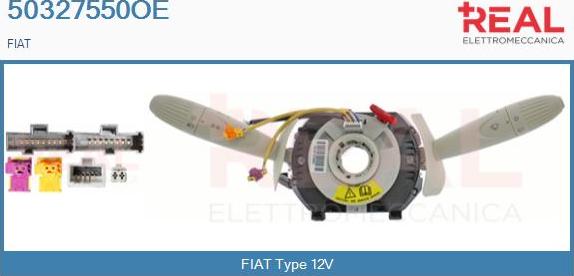 REAL 50327550OE - Commutateur de colonne de direction droxauto.com