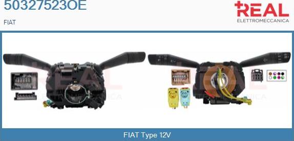 REAL 50327523OE - Commutateur de colonne de direction droxauto.com