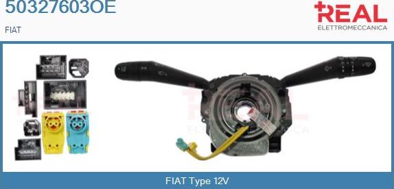REAL 50327603OE - Commutateur de colonne de direction droxauto.com