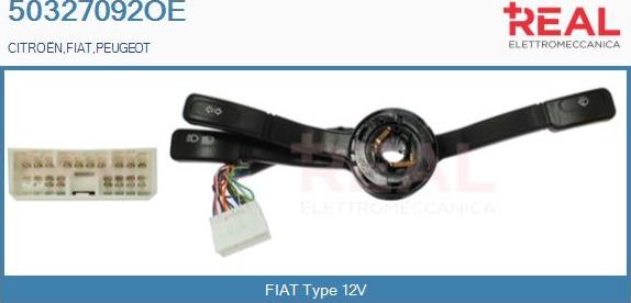 REAL 50327092OE - Commutateur de colonne de direction droxauto.com