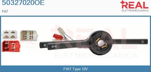 REAL 50327020OE - Commutateur de colonne de direction droxauto.com