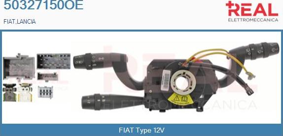REAL 50327150OE - Commutateur de colonne de direction droxauto.com