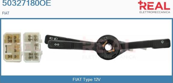 REAL 50327180OE - Commutateur de colonne de direction droxauto.com