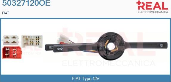 REAL 50327120OE - Commutateur de colonne de direction droxauto.com