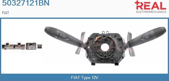 REAL 50327121BN - Commutateur de colonne de direction droxauto.com
