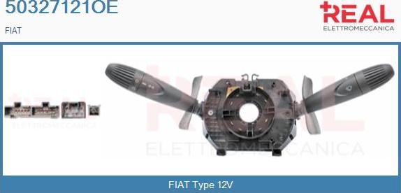 REAL 50327121OE - Commutateur de colonne de direction droxauto.com