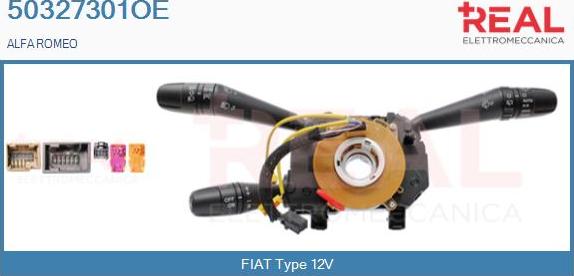 REAL 50327301OE - Commutateur de colonne de direction droxauto.com