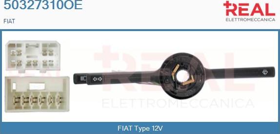 REAL 50327310OE - Commutateur de colonne de direction droxauto.com