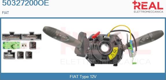 REAL 50327200OE - Commutateur de colonne de direction droxauto.com