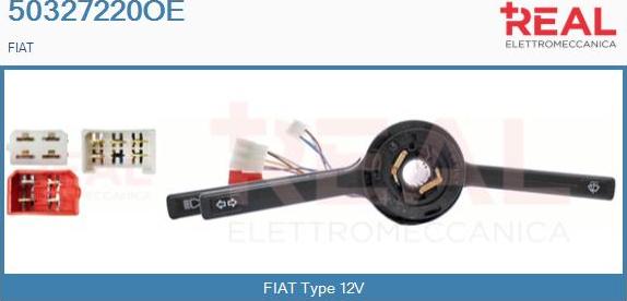 REAL 50327220OE - Commutateur de colonne de direction droxauto.com