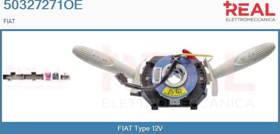 REAL 50327271OE - Commutateur de colonne de direction droxauto.com