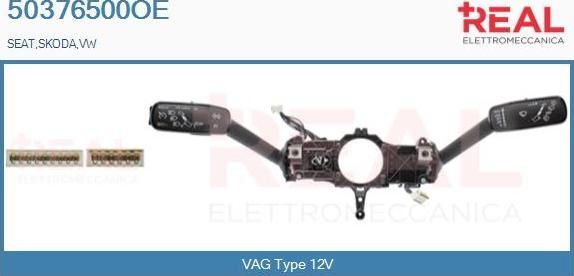 REAL 50376500OE - Commutateur de colonne de direction droxauto.com