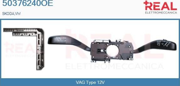 REAL 50376240OE - Commutateur de colonne de direction droxauto.com