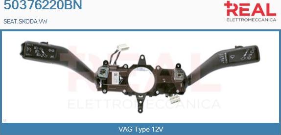 REAL 50376220BN - Commutateur de colonne de direction droxauto.com