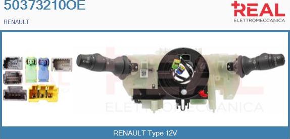 REAL 50373210OE - Commutateur de colonne de direction droxauto.com