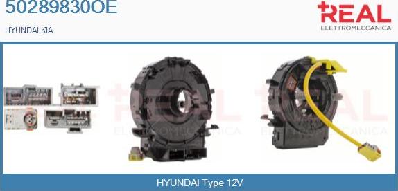 REAL 50289830OE - Ressort tournant, Airbag droxauto.com