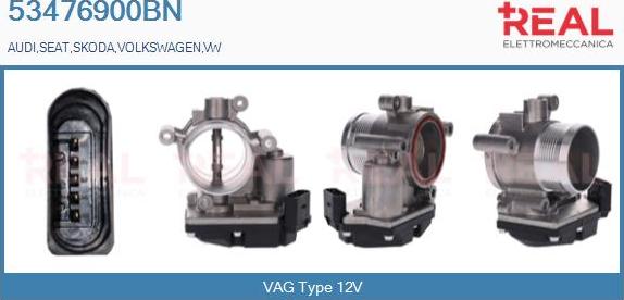 REAL 53476900BN - Corps papillon droxauto.com