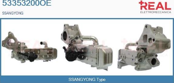 REAL 53353200OE - Radiateur, réaspiration des gaz d'échappement droxauto.com