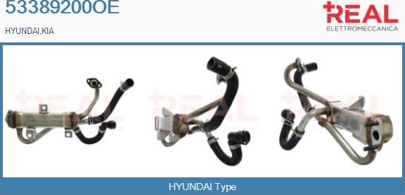 REAL 53389200OE - Radiateur, réaspiration des gaz d'échappement droxauto.com