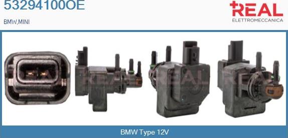 REAL 53294100OE - Transmetteur de pression, contrôle des gaz d'échappement droxauto.com