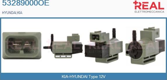 REAL 53289000OE - Transmetteur de pression, contrôle des gaz d'échappement droxauto.com