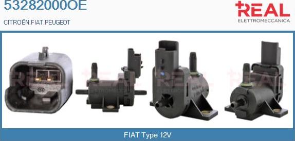 REAL 53282000OE - Transmetteur de pression, contrôle des gaz d'échappement droxauto.com