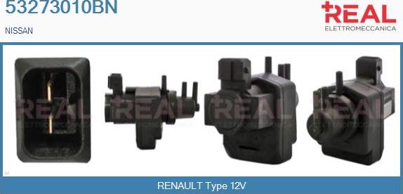 REAL 53273010BN - Transmetteur de pression, contrôle des gaz d'échappement droxauto.com